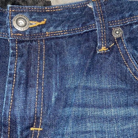 Buckle Black Nine Fit No 9 Dark Wash Jeans Denim Whiskers BBLA931 Size 34 - Picture 5 of 10